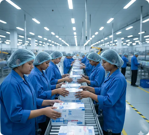 Oral-B packaging facility